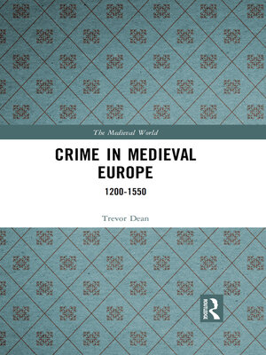 cover image of Crime in Medieval Europe